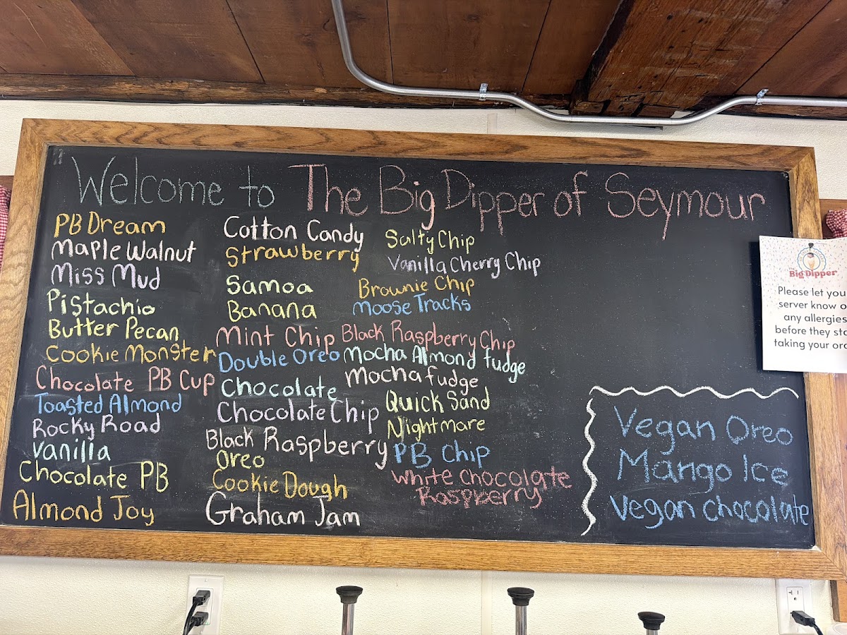 Whittemore Ice Cream Photo Menu 1
