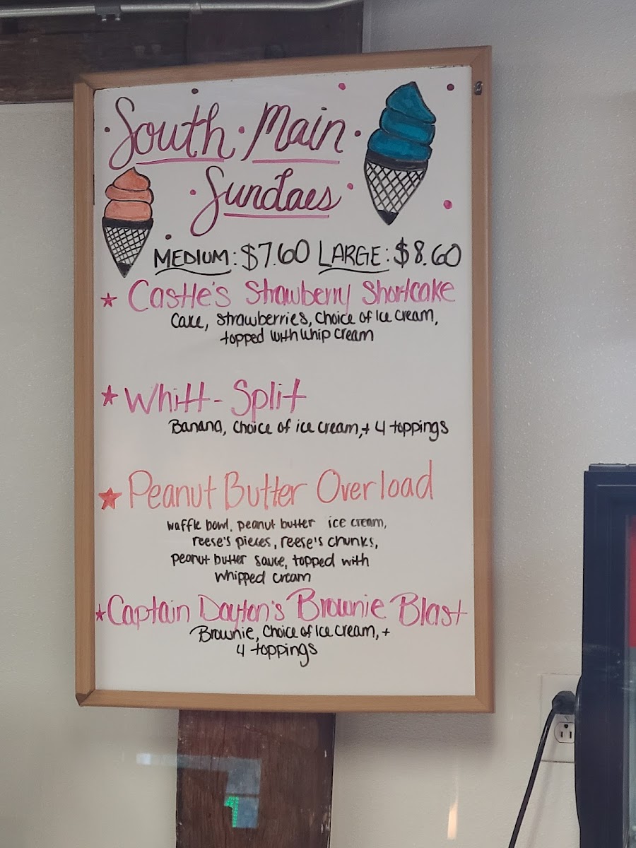 Whittemore Ice Cream Photo Menu 3