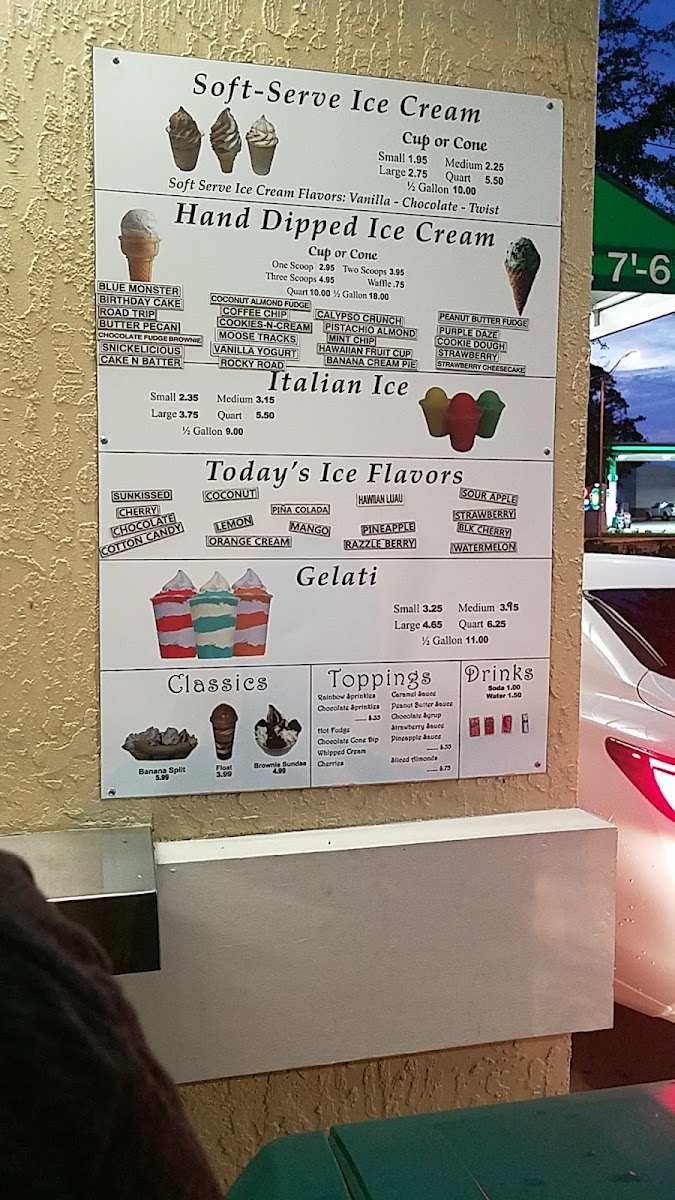 Sal's Italian Ice Photo Menu 7