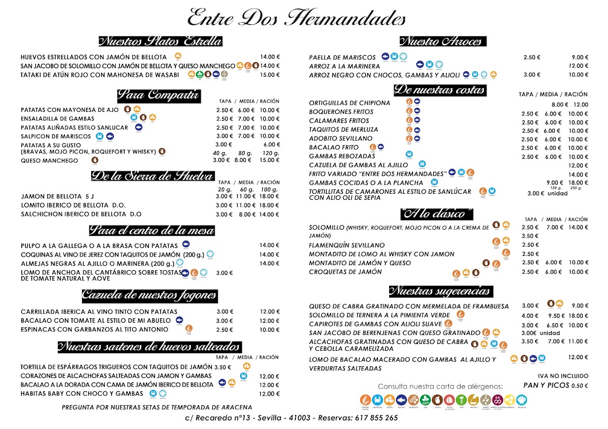 Entre Dos Hermandades Photo Menu 3