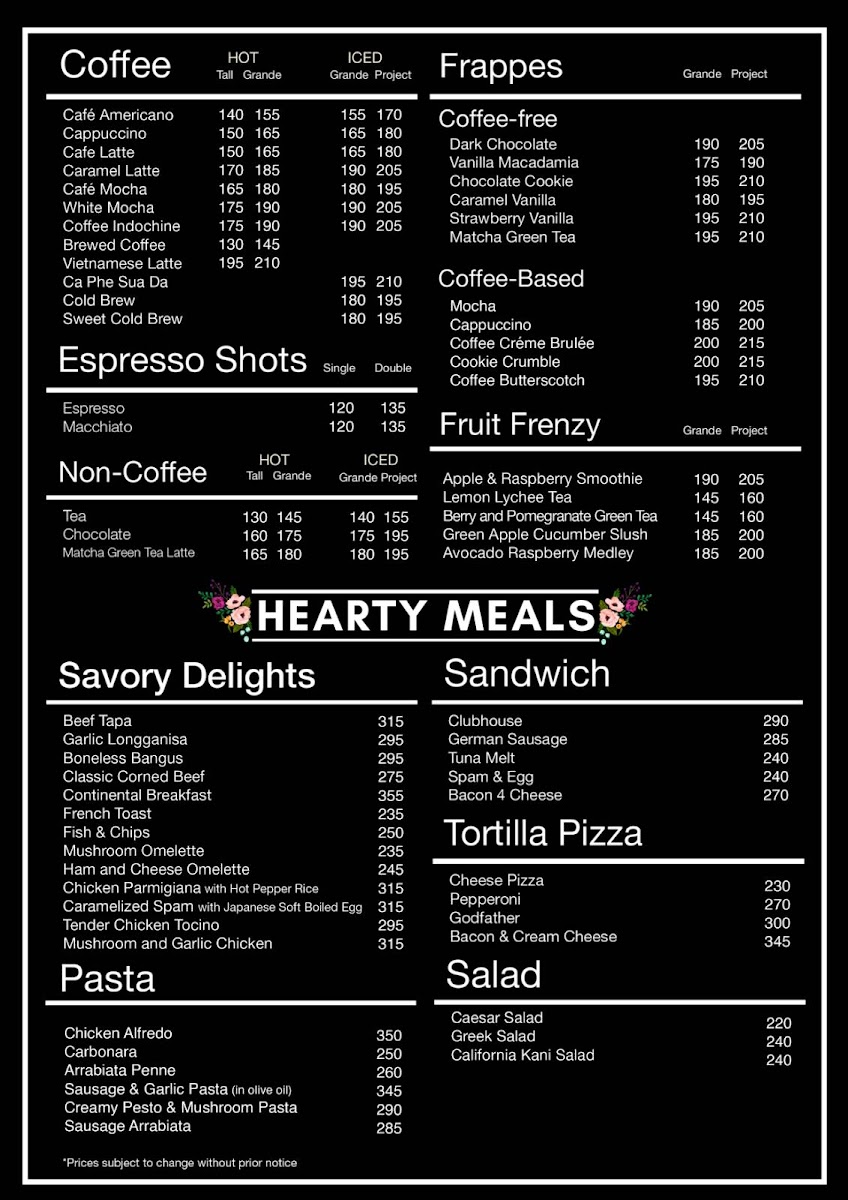 Coffee Project Gensan Photo Menu 6