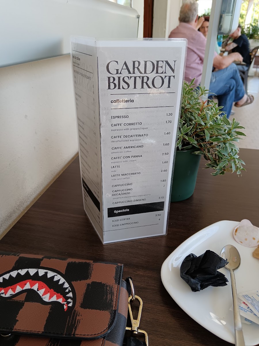 Garden Bistrot Photo Menu 2
