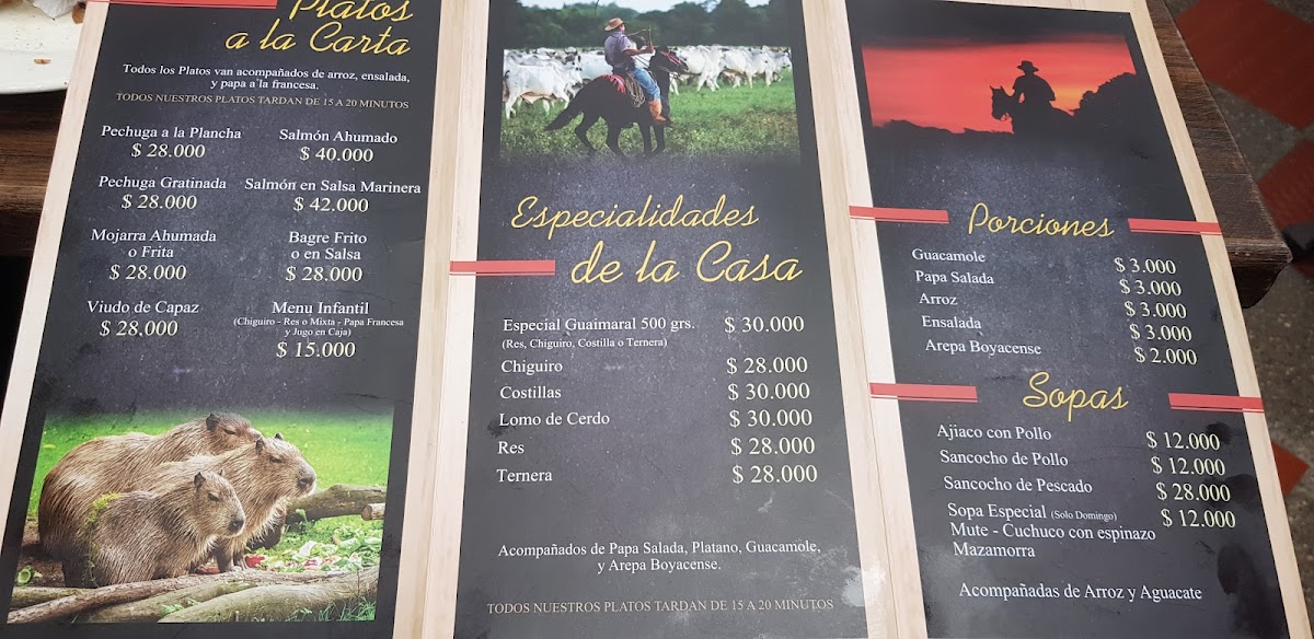 ASADERO Y EVENTOS GUAIMARAL FUNZA CAMPESTRE Photo Menu 4