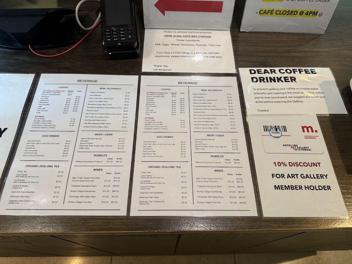 Gallery Café Photo Menu 3