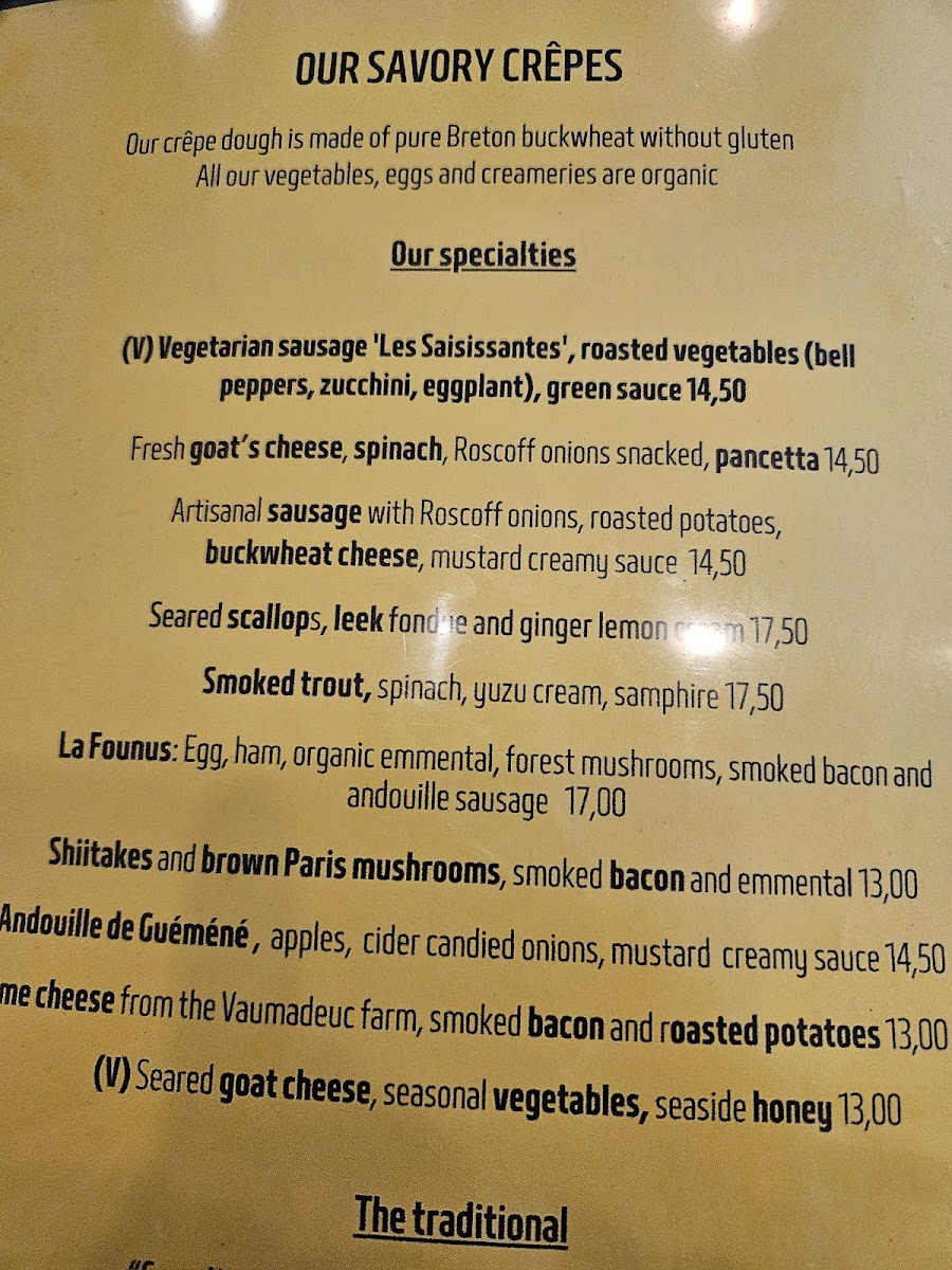 Maison Bretonne Photo Menu 1