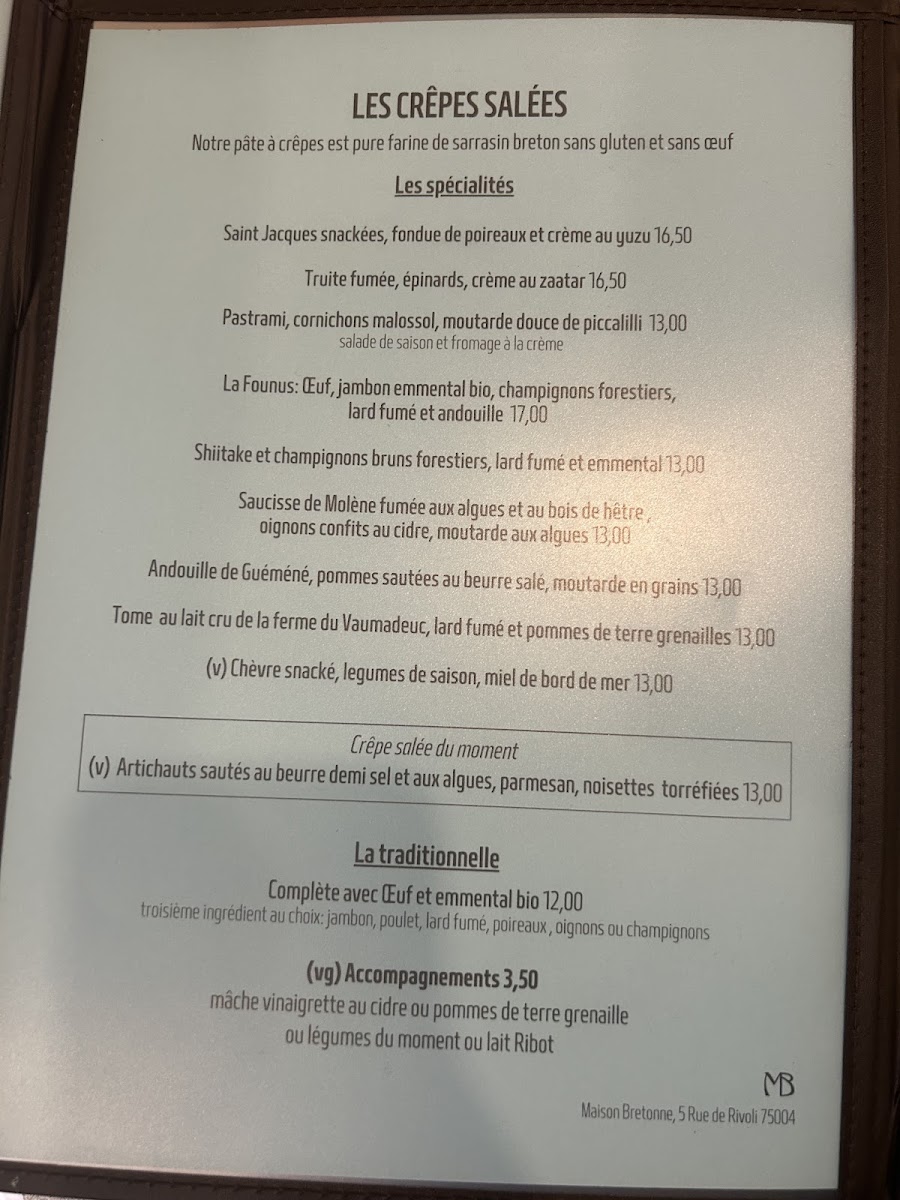 Maison Bretonne Photo Menu 5
