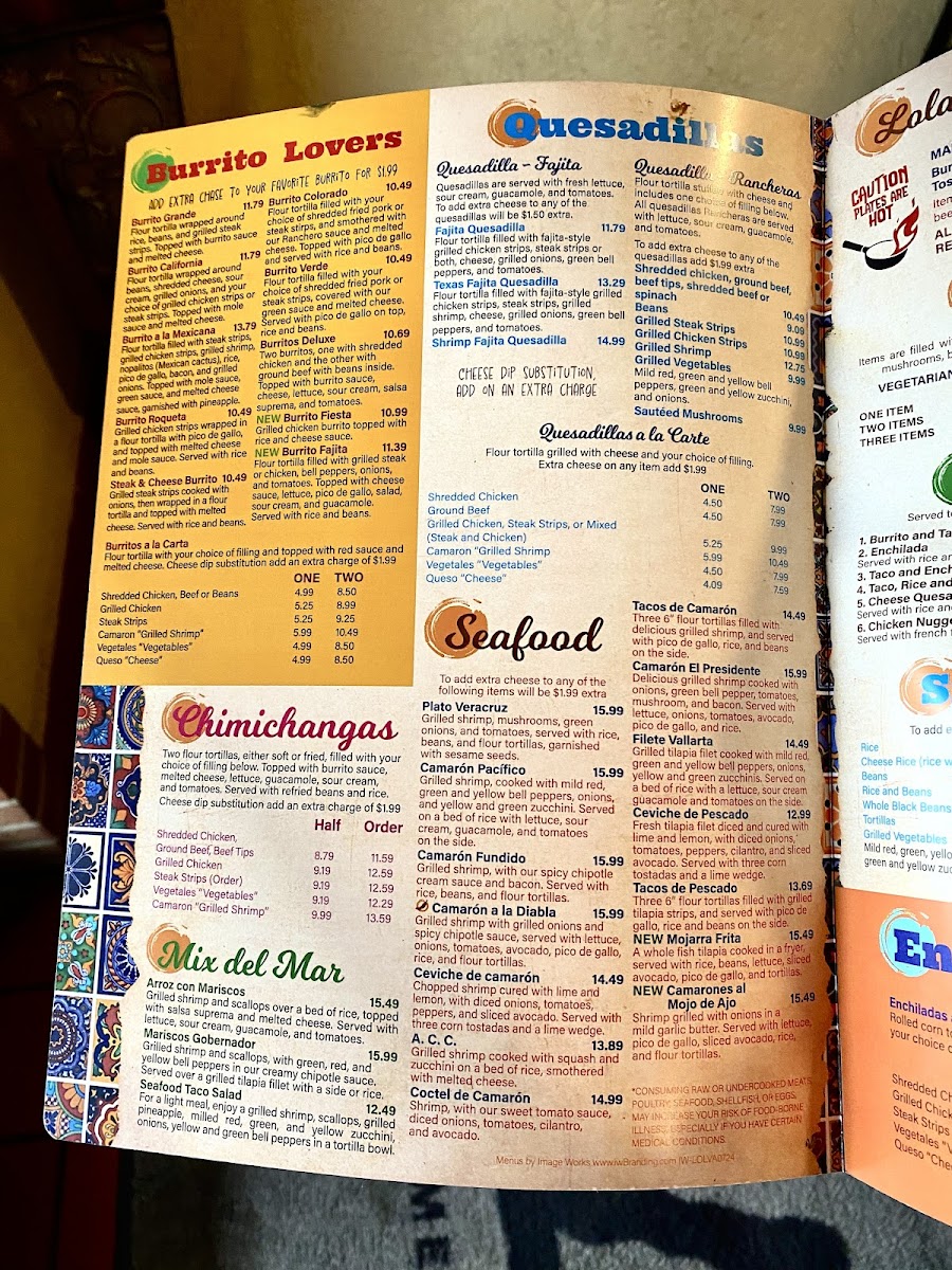 Lola's Mexican Cuisine & Cantina Photo Menu 2