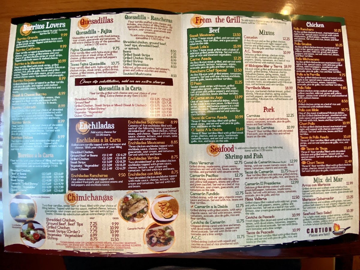 Lola's Mexican Cuisine & Cantina Photo Menu 5