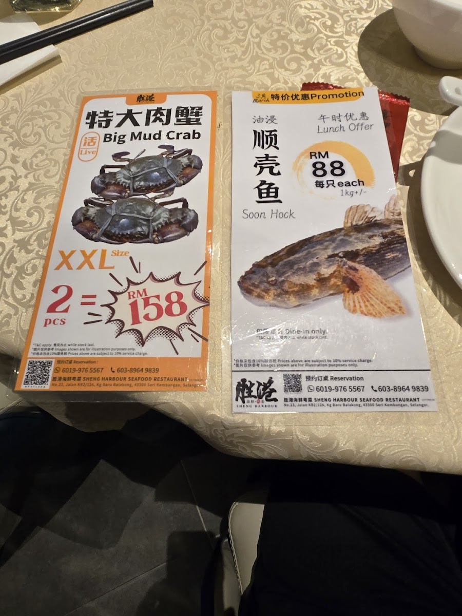 Sheng Harbour Seafood Restaurant 胜港海鮮粵菜 Photo Menu 10