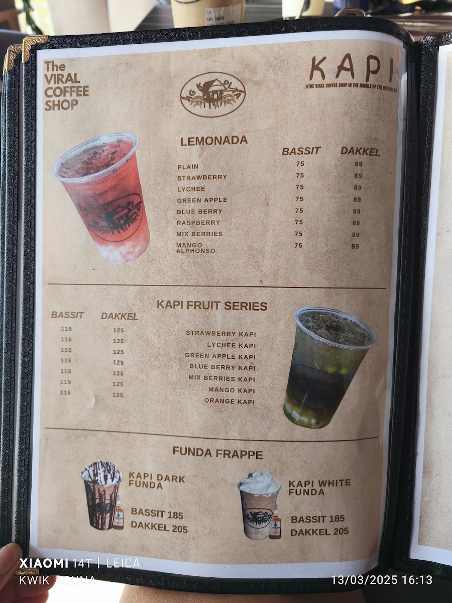 Agkapita coffee shop Photo Menu 1