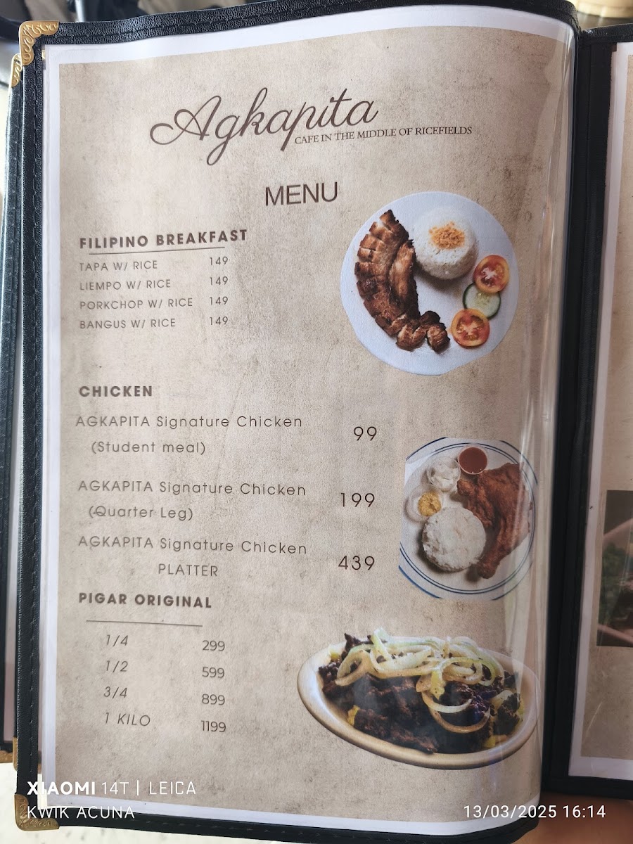 Agkapita coffee shop Photo Menu 2