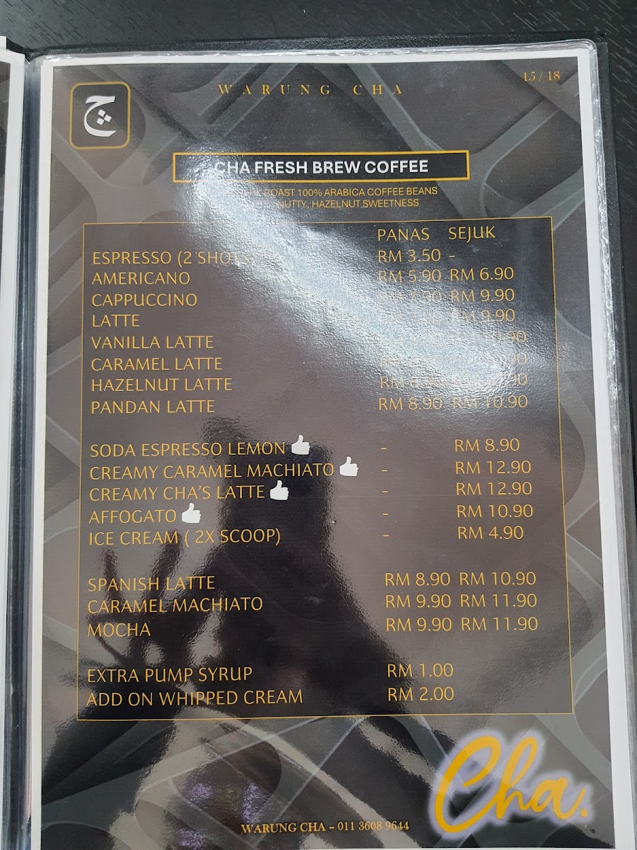 Warung Cha [HQ] Photo Menu 3