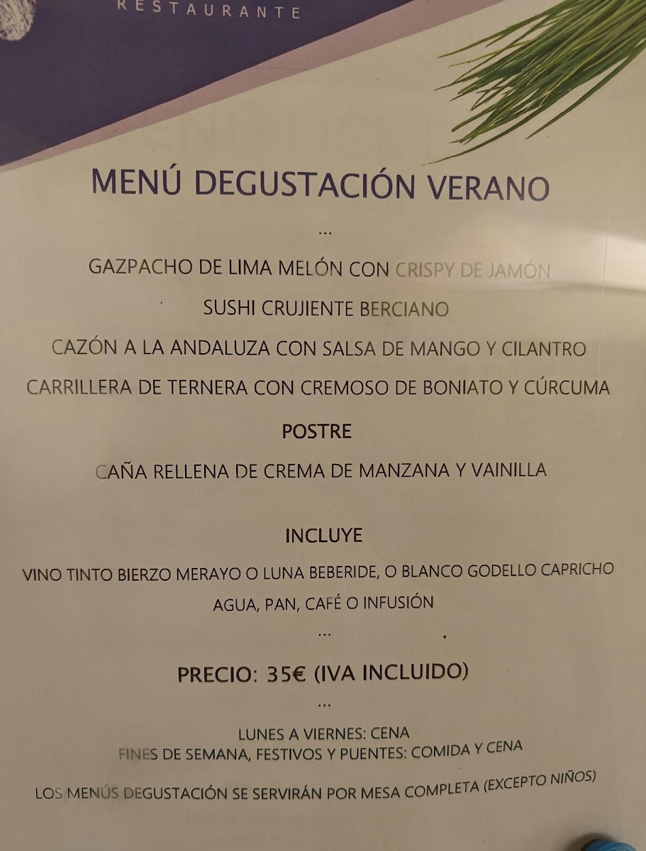 Restaurante La Violeta Photo Menu 2