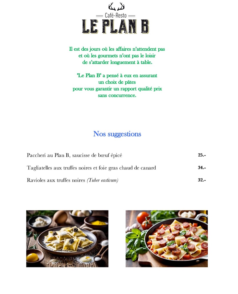 Café-Resto Le Plan B Photo Menu 2