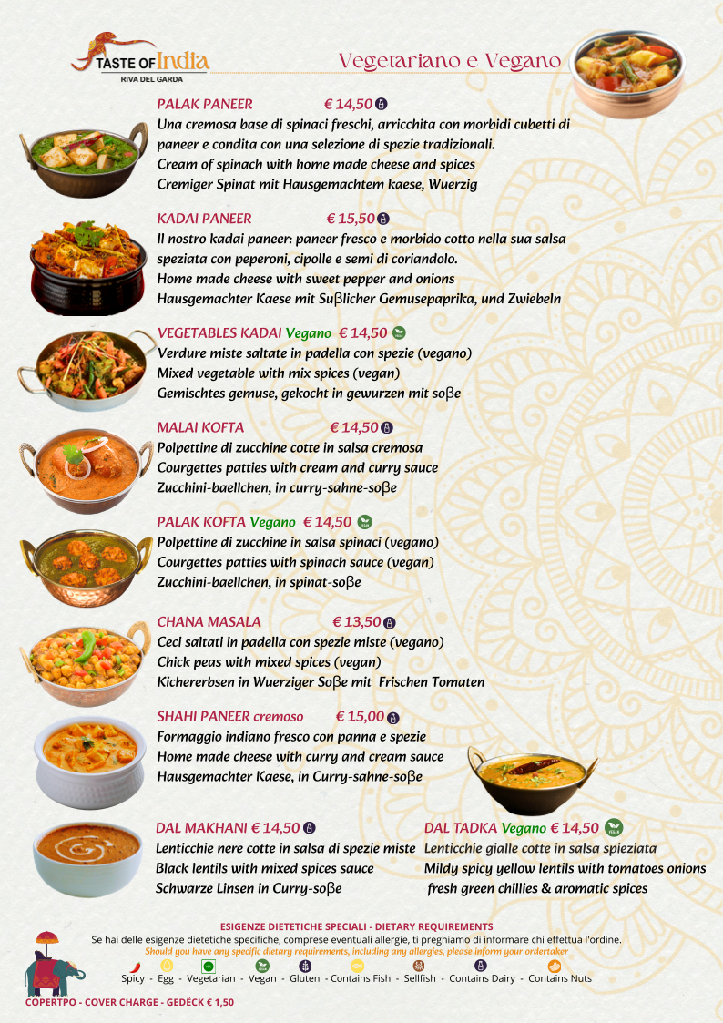 Ristorante Taste Of India Photo Menu 2