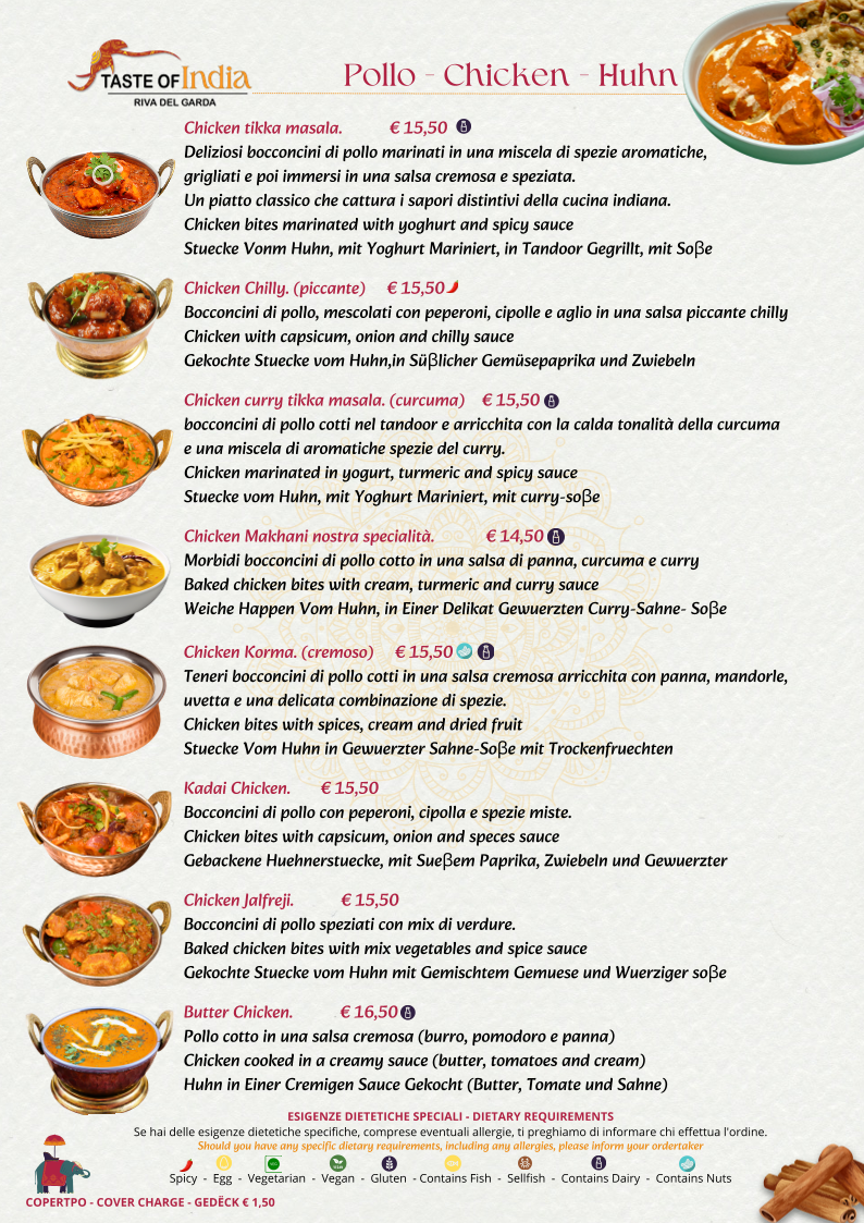 Ristorante Taste Of India Photo Menu 6
