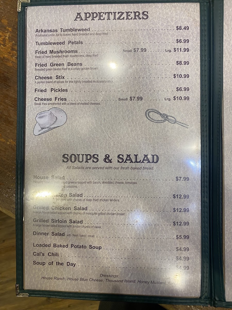 Callahan's Steak House Photo Menu 10