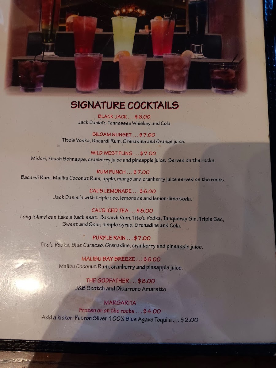 Callahan's Steak House Photo Menu 5