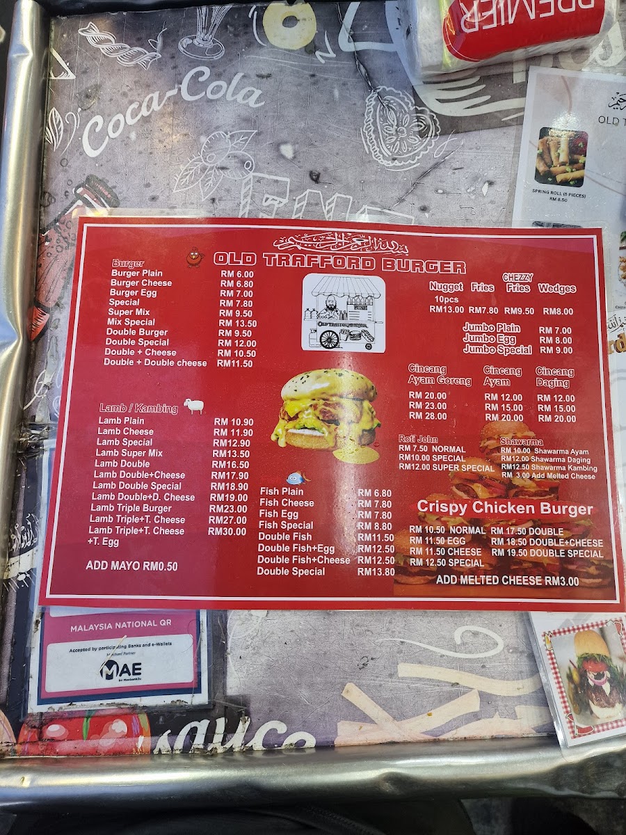 Old Trafford Burger Photo Menu 5