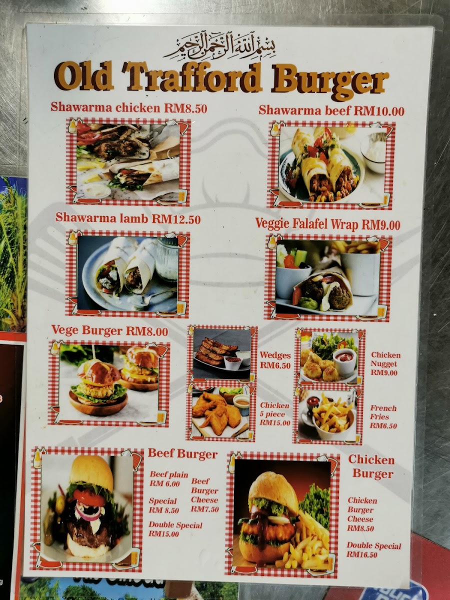 Old Trafford Burger Photo Menu 7