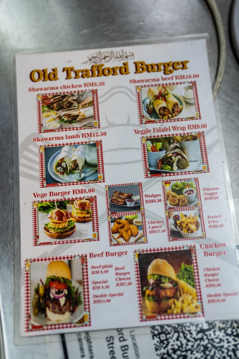 Old Trafford Burger Photo Menu 8