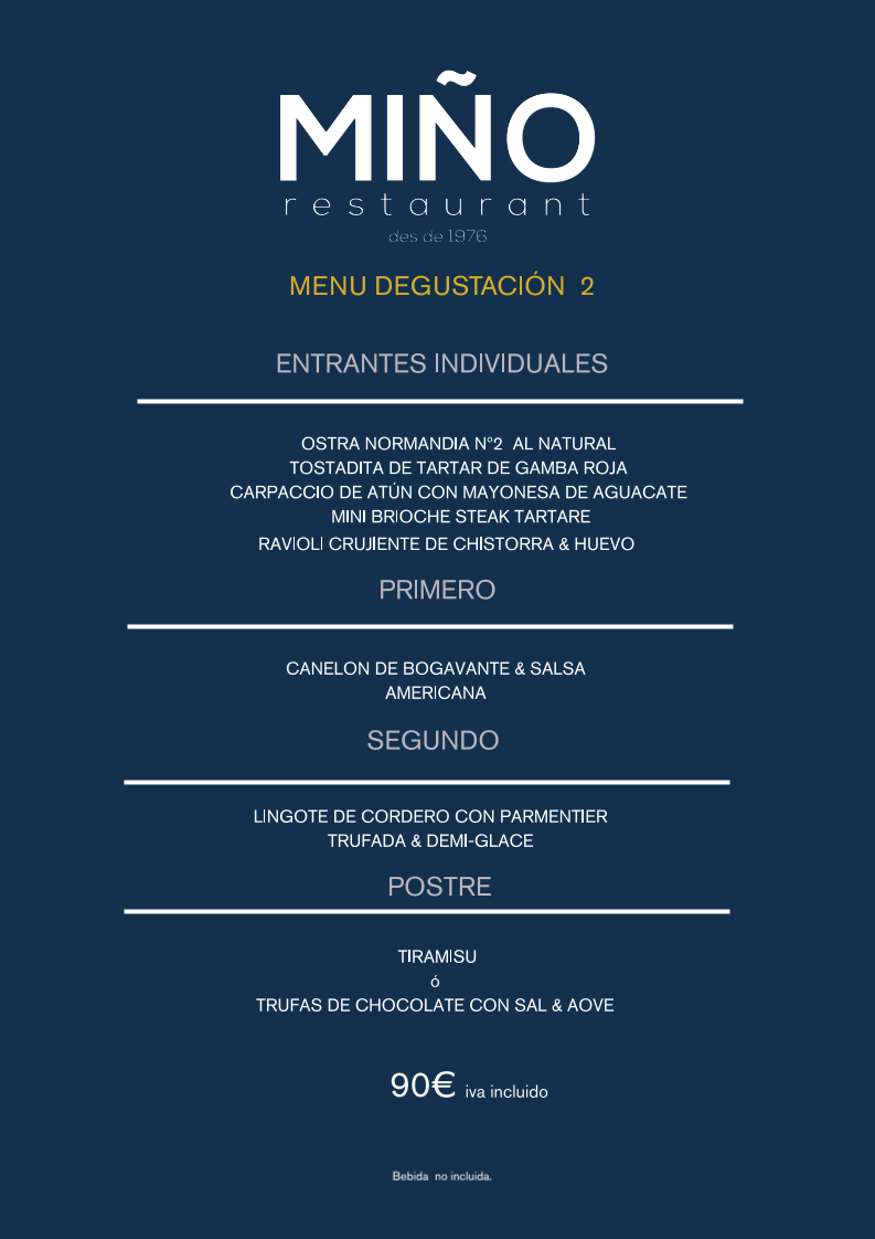 Restaurant Miño Photo Menu 5