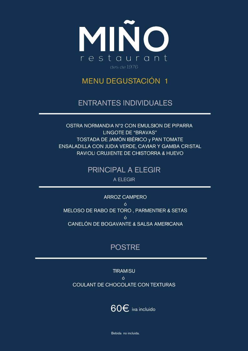 Restaurant Miño Photo Menu 6
