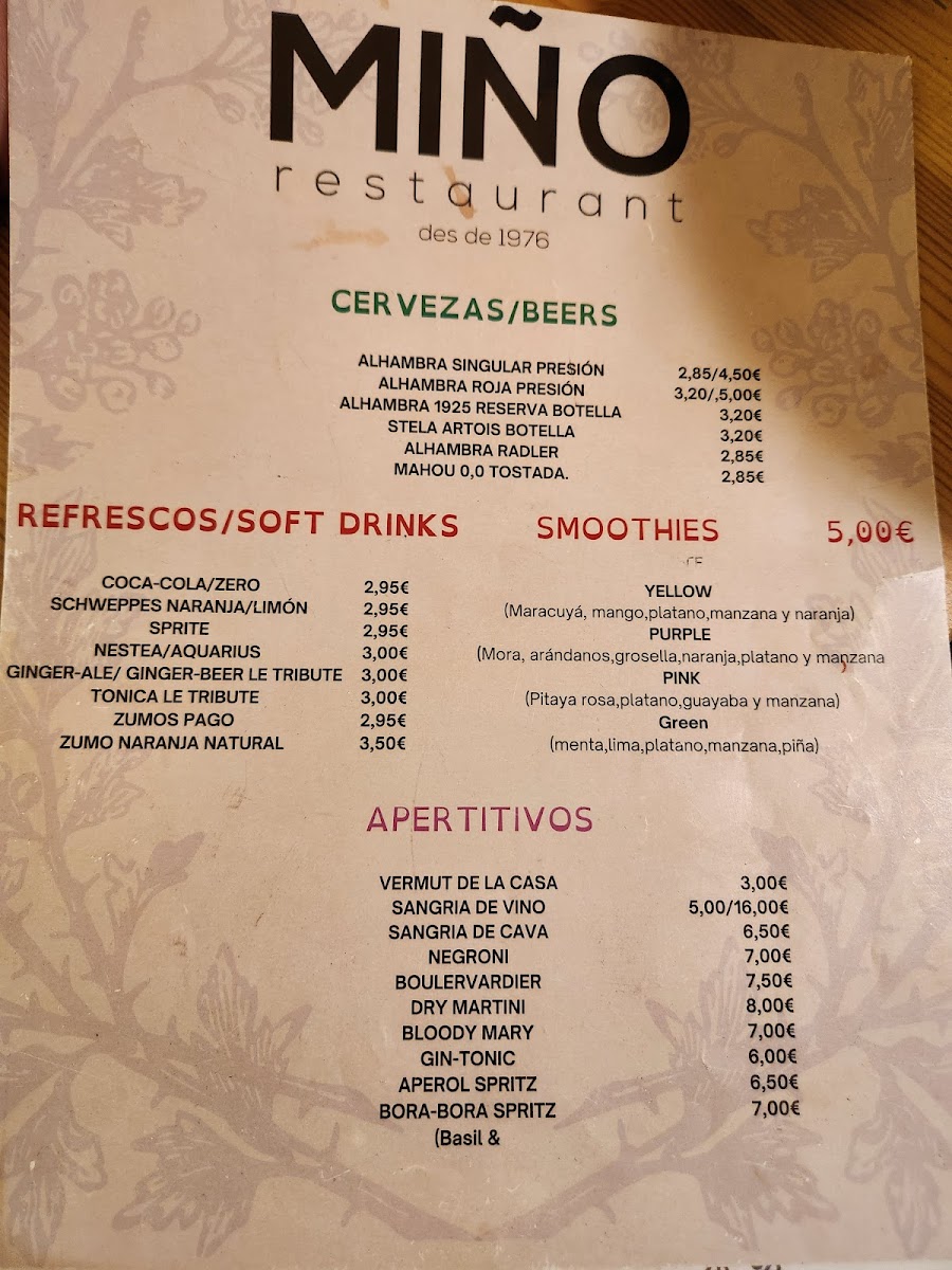 Restaurant Miño Photo Menu 9