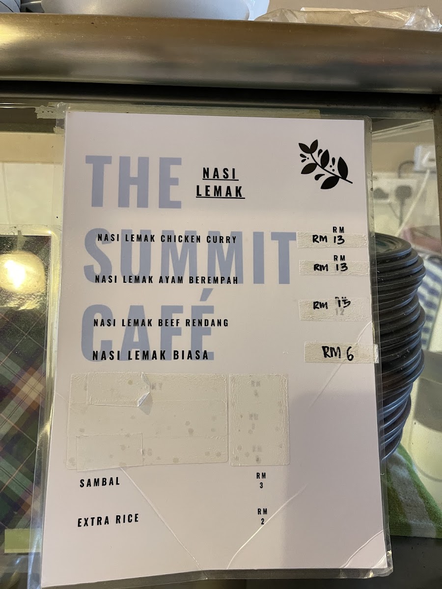 The Summit Cafe Photo Menu 7