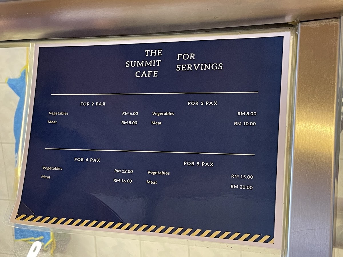 The Summit Cafe Photo Menu 9