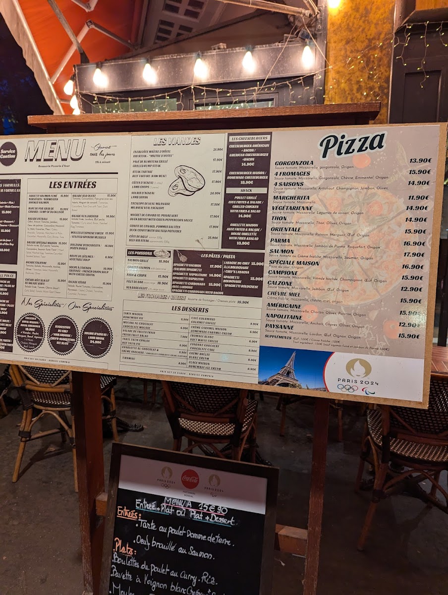 Brasserie Pizzeria d'azur Photo Menu 10