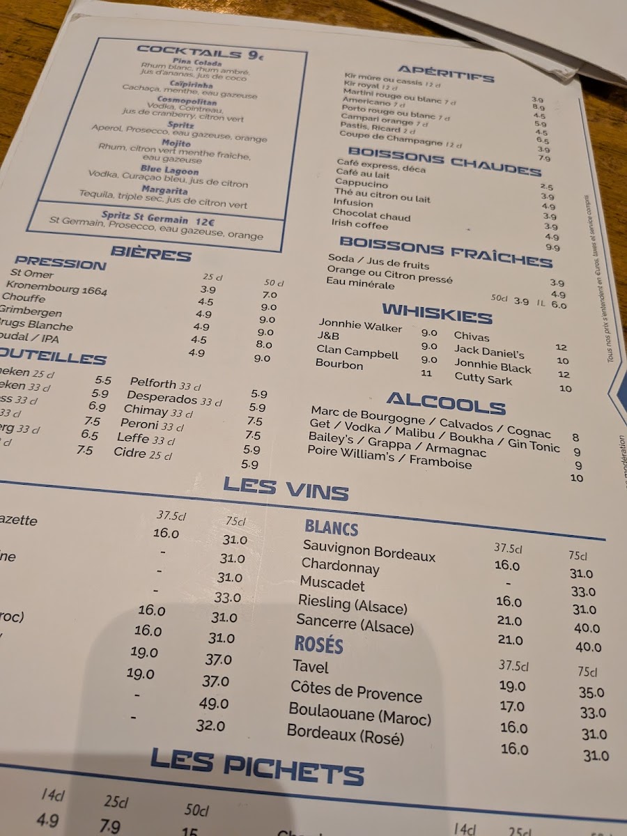 Brasserie Pizzeria d'azur Photo Menu 3