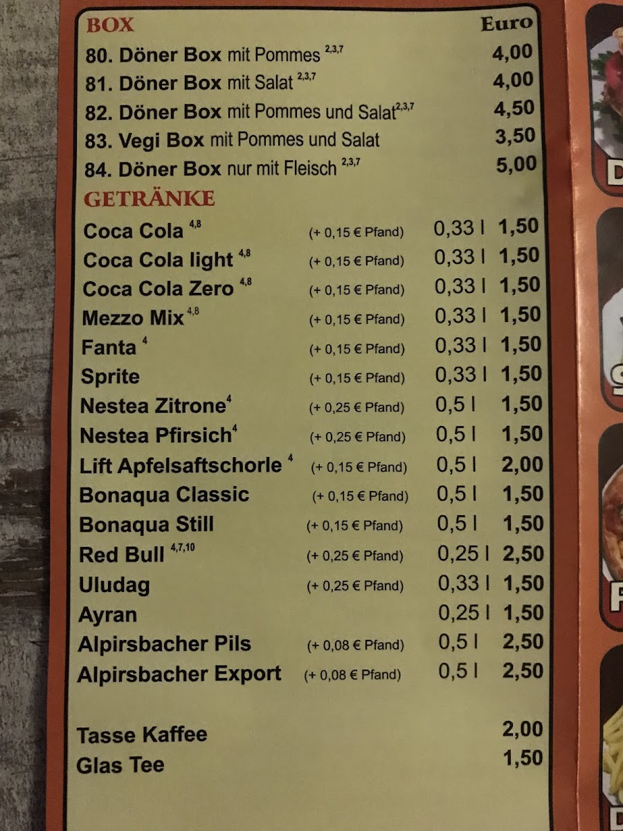 König Pizza & Kebab Photo Menu 3