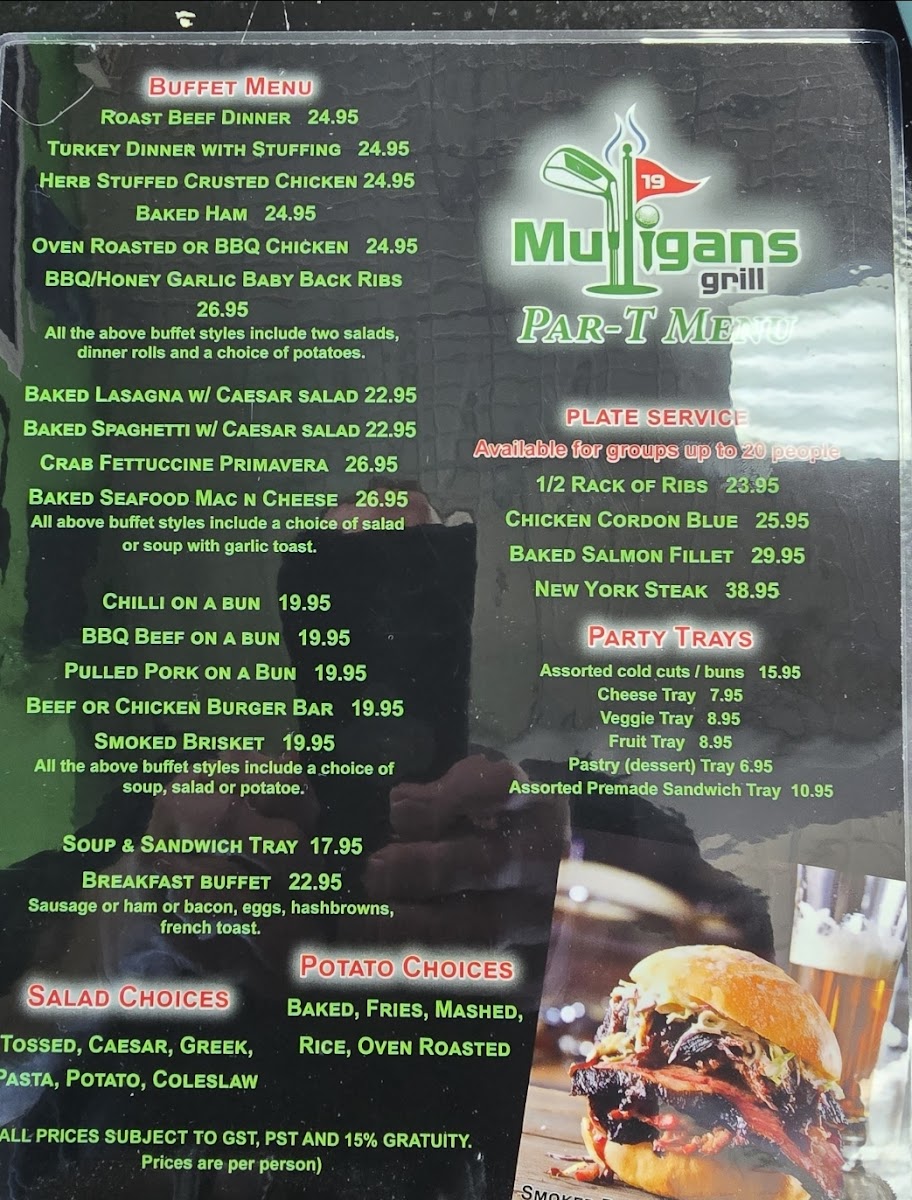 Mulligans Grill Photo Menu 8