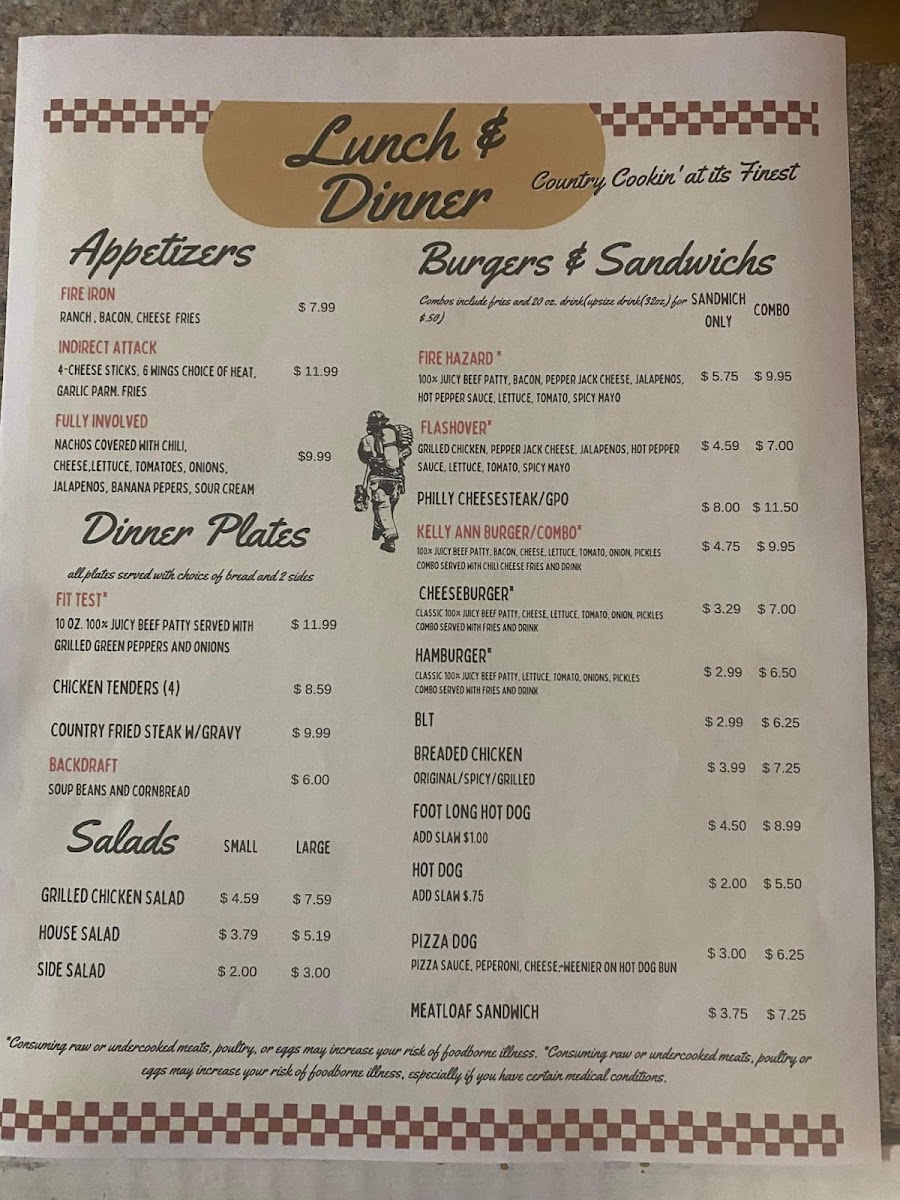 Papi's Place at Firehouse Diner Photo Menu 7