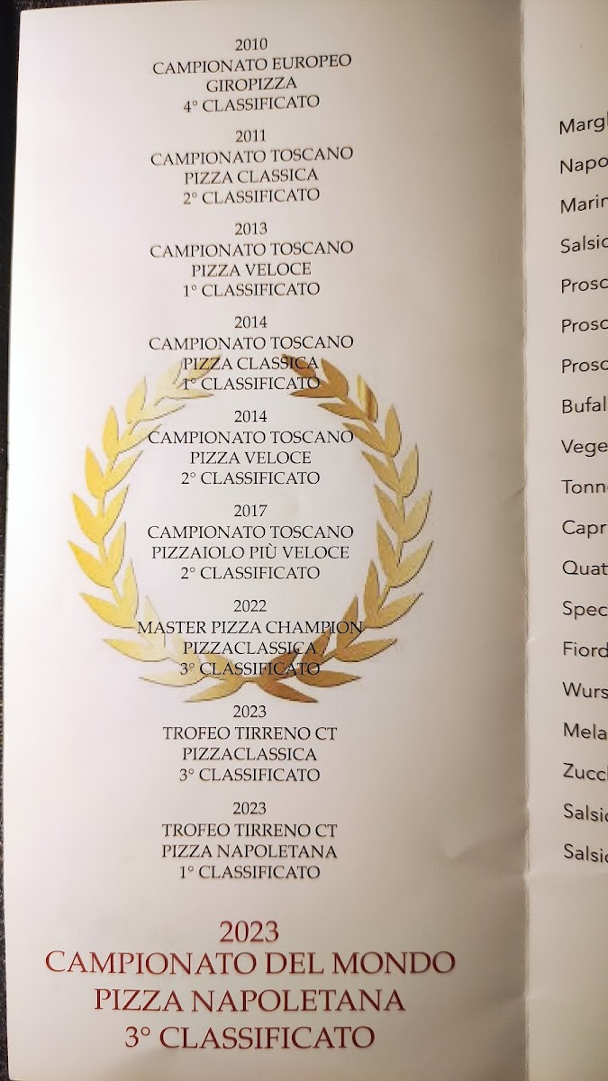 Dante & Gentucca Photo Menu 4