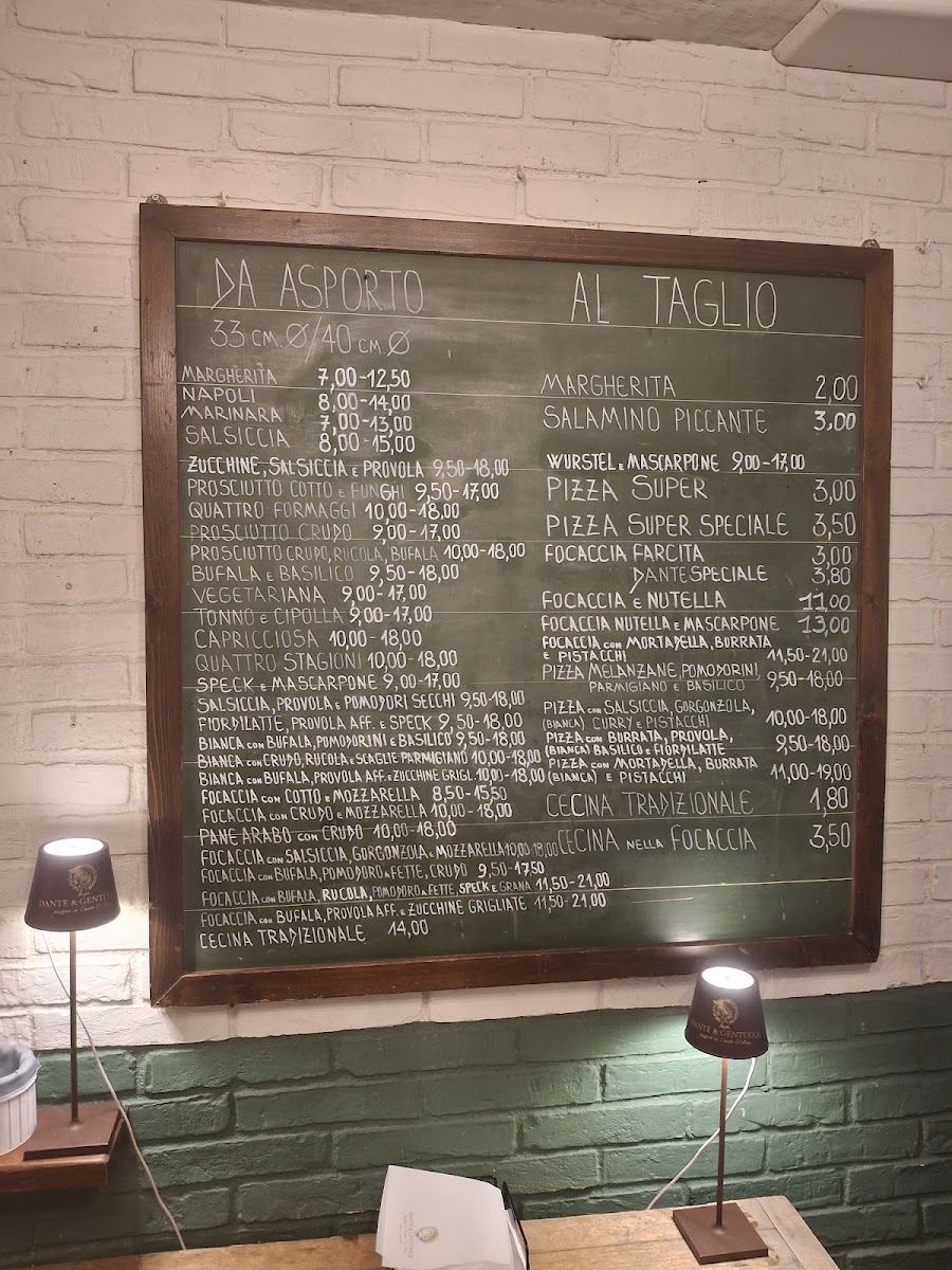 Dante & Gentucca Photo Menu 6