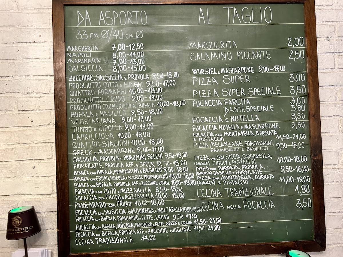 Dante & Gentucca Photo Menu 7