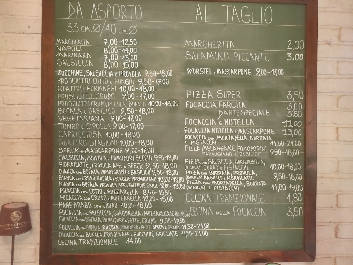 Dante & Gentucca Photo Menu 8