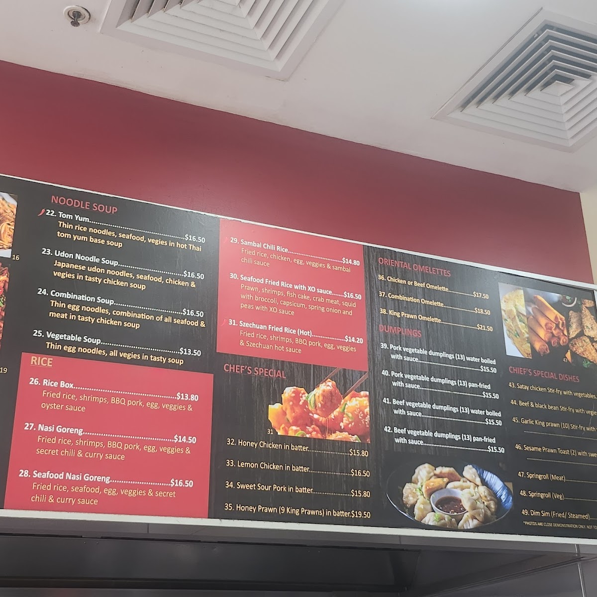 Wok On Clyde Photo Menu 5