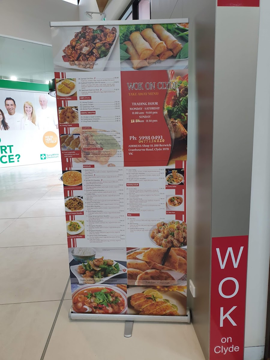 Wok On Clyde Photo Menu 6
