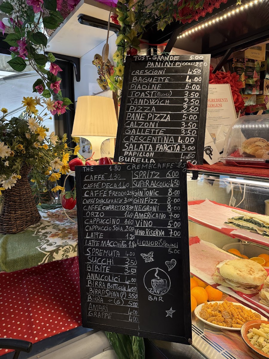 ZanziBar Bologna Photo Menu 1