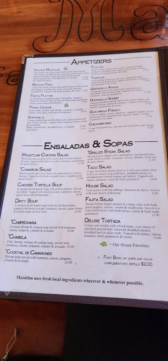 Mazatlan Mexican Restaurant | Redmond Photo Menu 4
