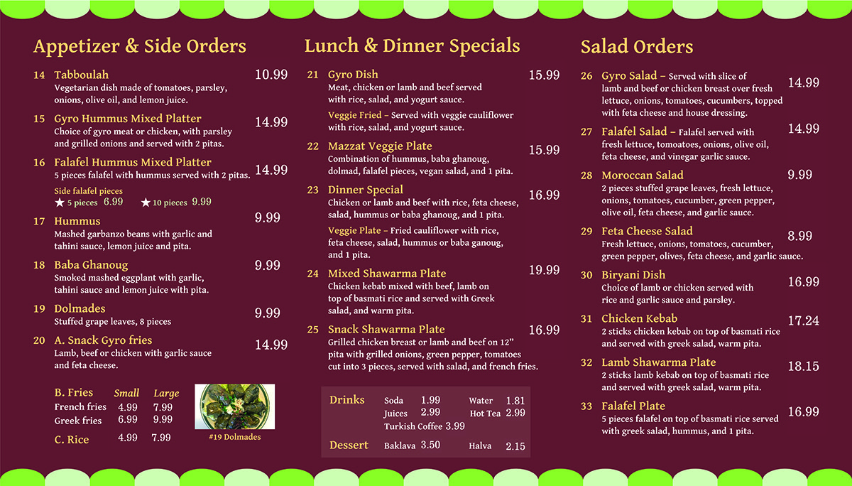 Gyro Shawrma Inc Photo Menu 1
