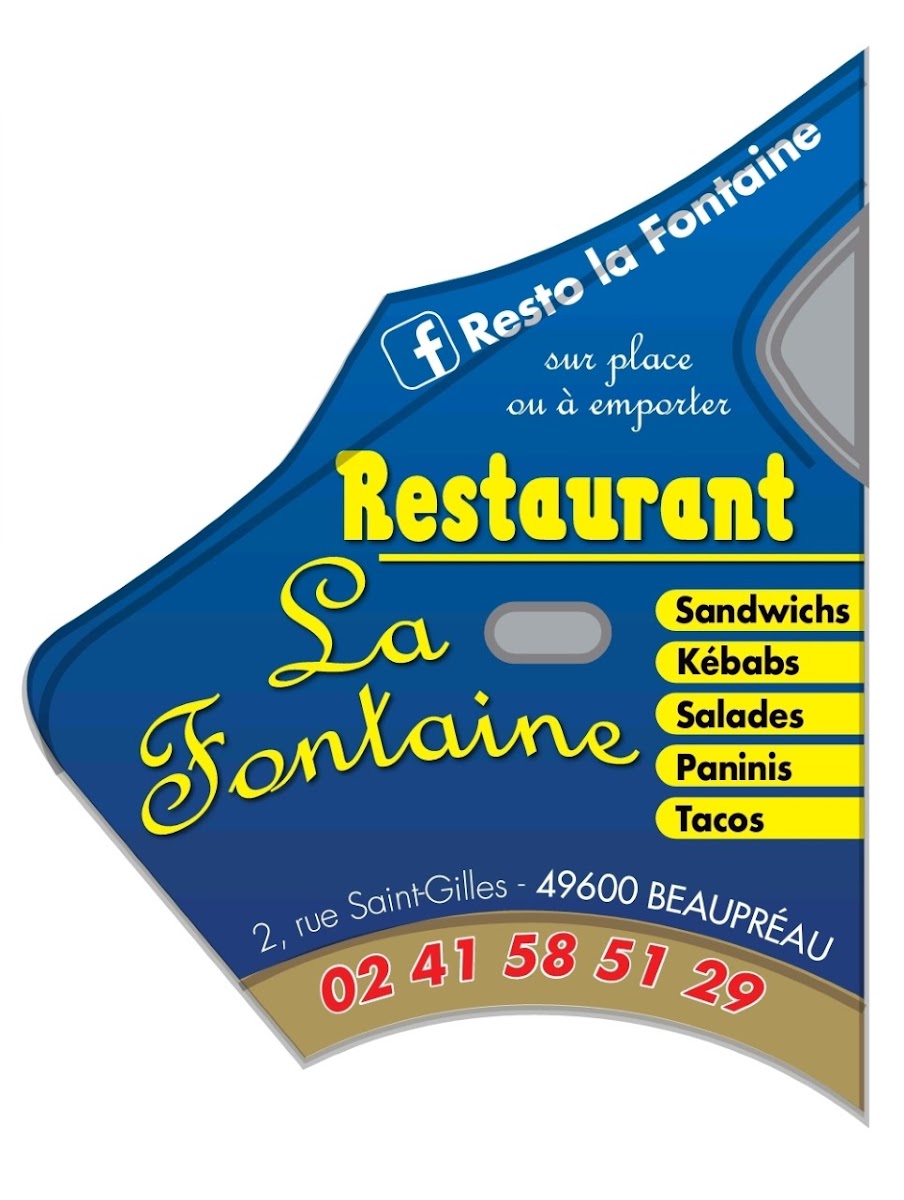 Restaurant La Fontaine Photo Menu 1