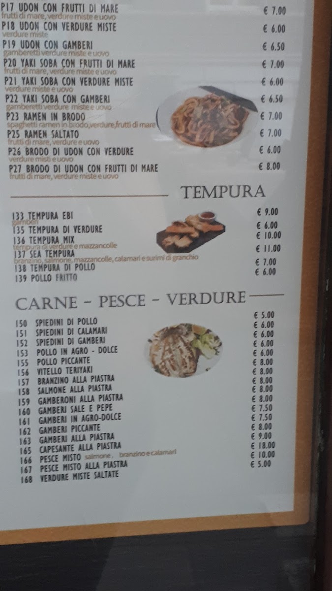 Sushi restaurant Photo Menu 4