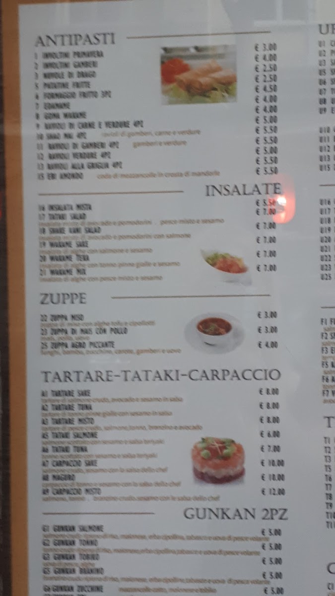 Sushi restaurant Photo Menu 9