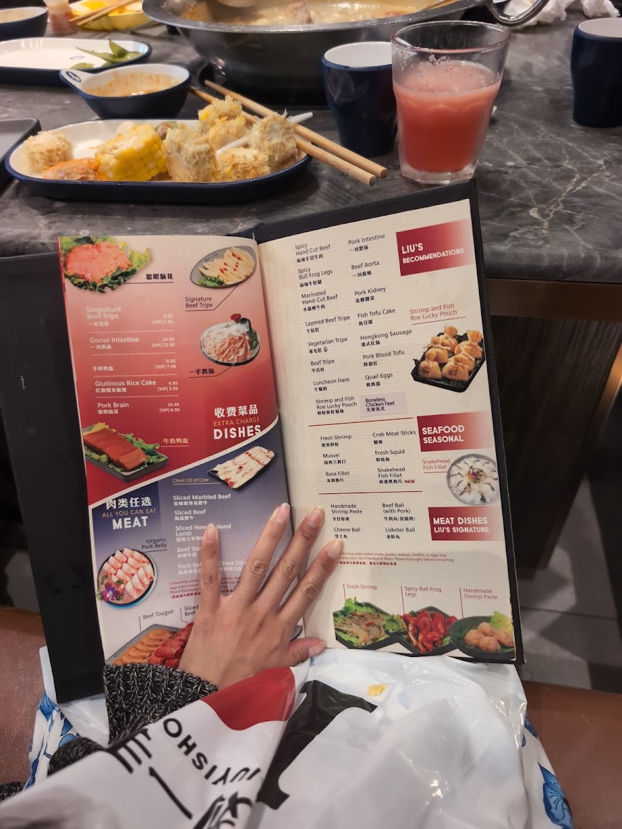 Liuyishou Hotpot Scarborough Photo Menu 9