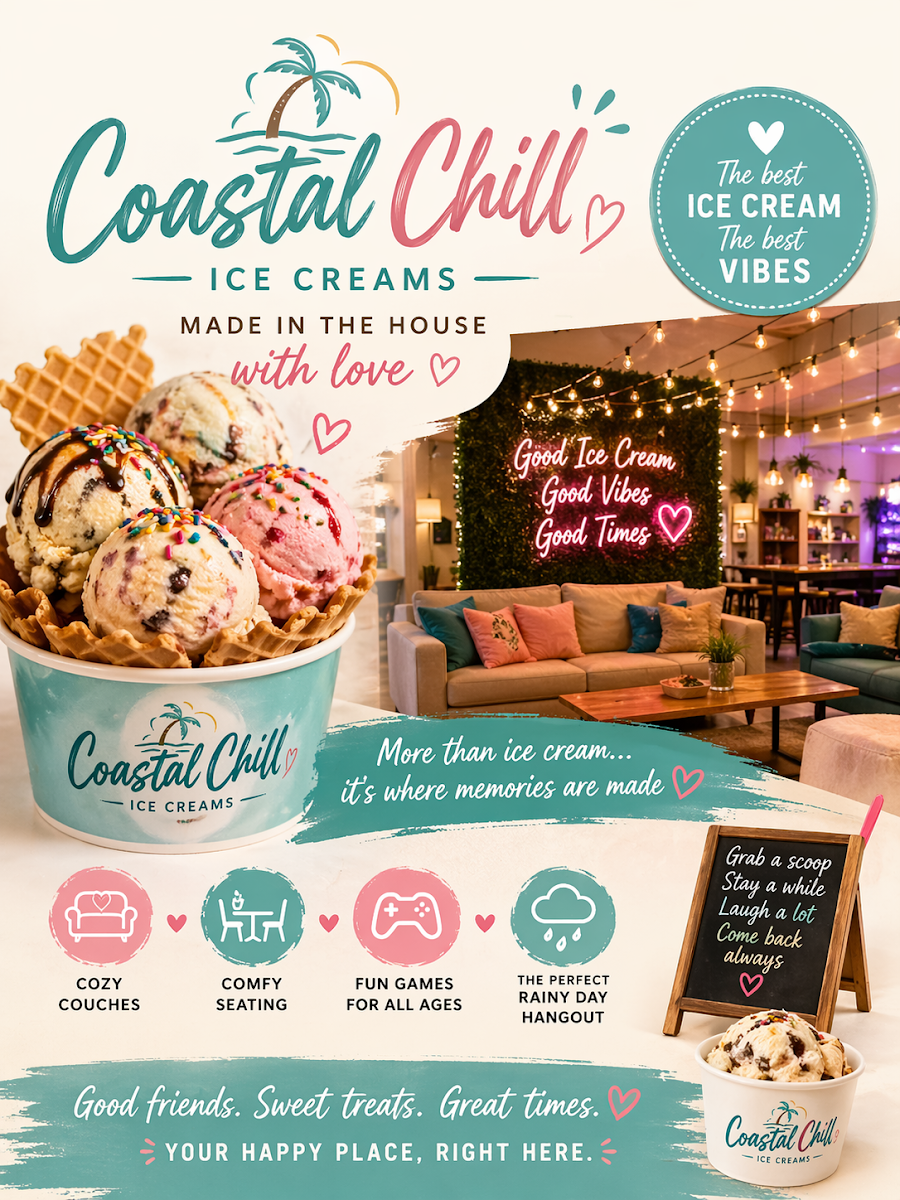 Coastal Chill Creamery Photo Menu 7