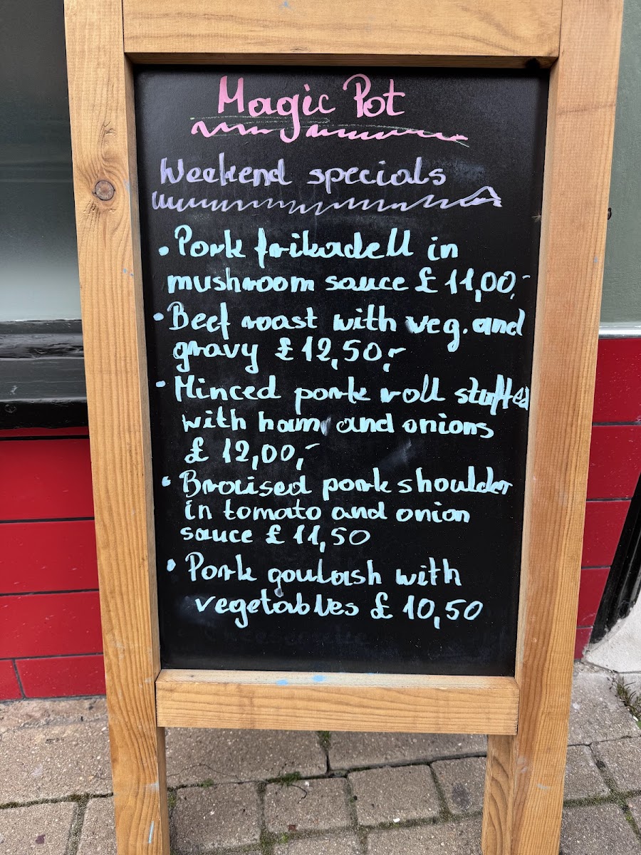 The Magic Pot Restaurant Photo Menu 8
